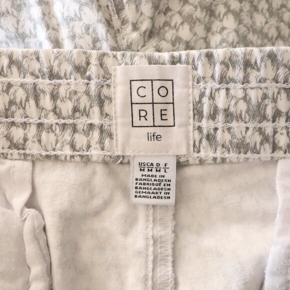 Core Life Men's Sz M White Summer Casual Stretch Cotton Pockets Shorts - Picture 9 of 11